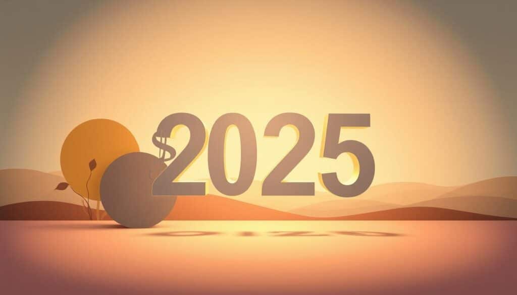 A striking, detailed illustration of the 2025 child tax credit amount, showcasing a clean, modern design with a warm, inviting atmosphere. In the foreground, a crisp, high-resolution graphical representation of the credit amount, highlighted by soft, directional lighting that casts subtle shadows and highlights the numerical data. The middle ground features abstract, geometric shapes and patterns in a harmonious color palette, subtly framing the central information. The background is a serene, minimalist landscape, with muted colors and gentle gradients, creating a sense of tranquility and balance. The overall composition conveys a sense of clarity, professionalism, and relevance to the "Amount of Child Tax Credit in 2025" section of the article.