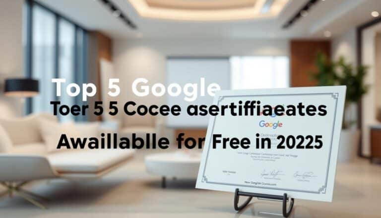 top free google career certificates 2025